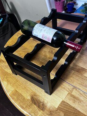 2 Tier Wine Rack - Wood  - Espresso